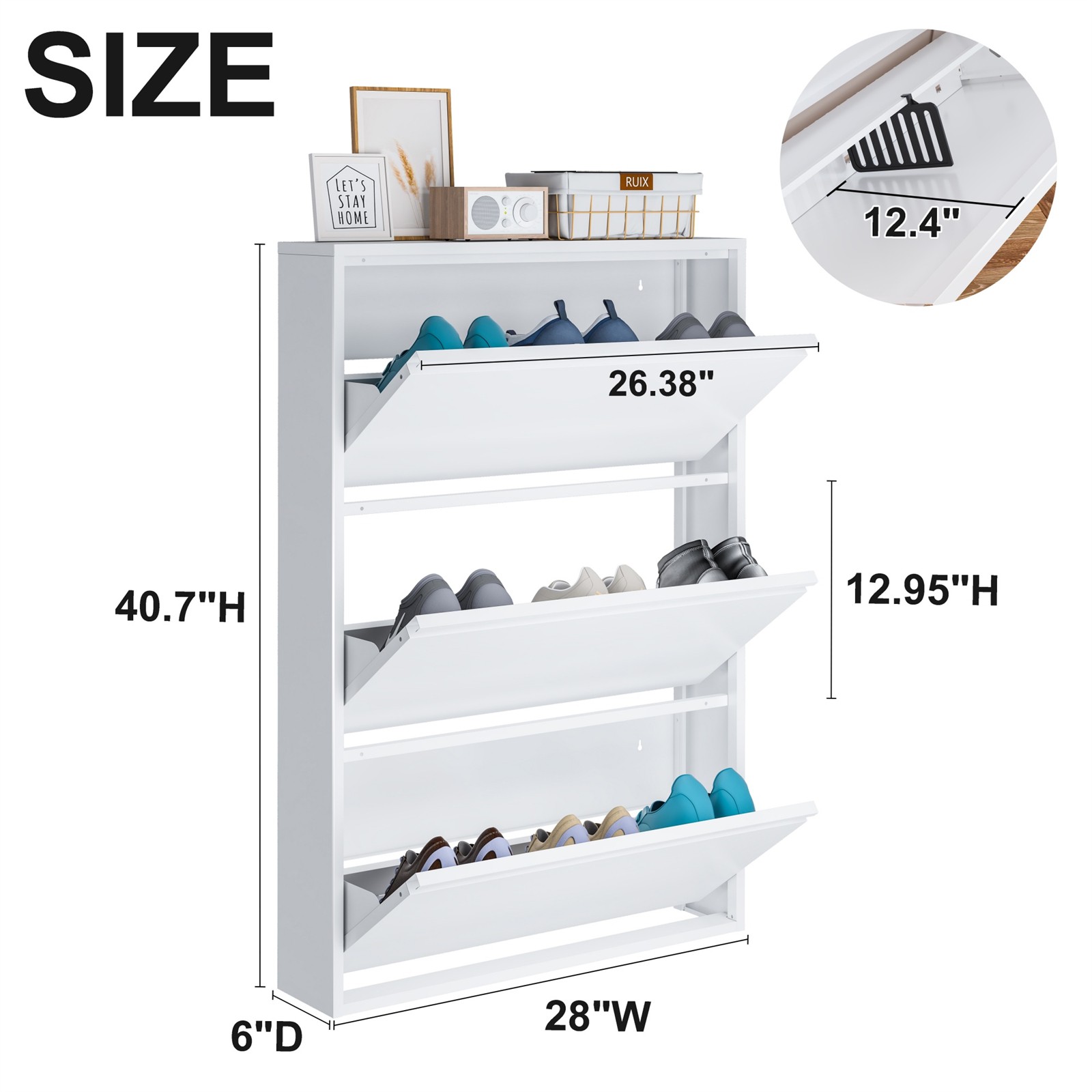 Entryway Tipping Bucket Shoe Cabinet size Entryway Tipping Bucket Shoe Cabinet size